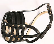 Padded leather Super Ventilation dog muzzle for all breeds Padded leather Super Ventilation dog muzzle for all breeds