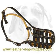 Airy Daily Dog Leather Muzzle Airy Daily Dog Leather Muzzle