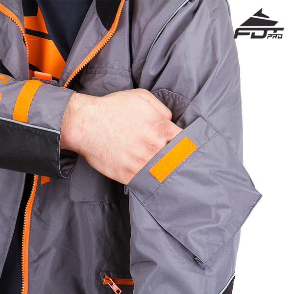 Handy Sleeve Pocket on Pro Design Dog Training Jacket